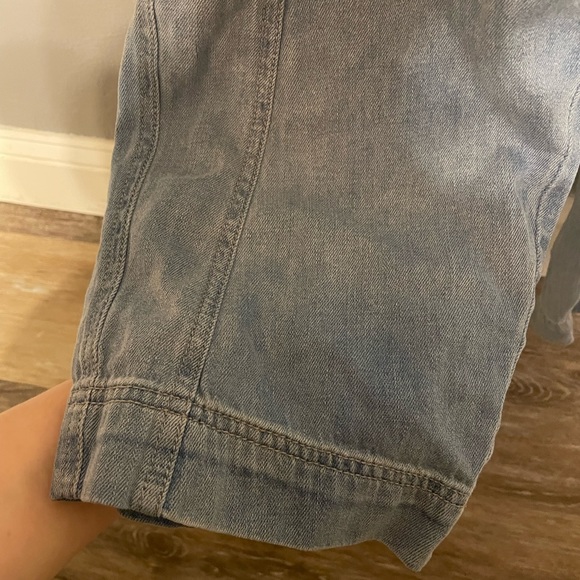Free People GoWest Denim Overalls Chambray Jumpsuit - Picture 11 of 14
